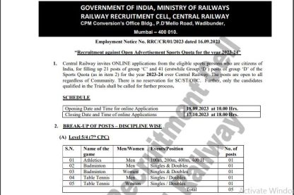 Central Railway Recruitment Ask to Apply Central Railway Bharti 2022 for Group D Vacancy Form through asktoapply.net best job in india